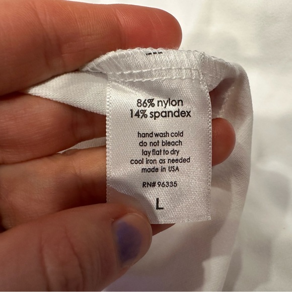 Susana Monaco Strapless Side Pleat Dress in Sugar Large L - Picture 2 of 6